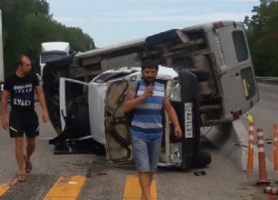 Один человек пострадал в жесткой аварии на Ставрополье, - очевидцы 