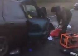 Появилось видео страшных подробностей ДТП с пятью погибшими на Ставрополье