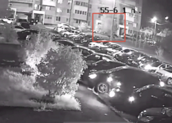 Взрыв на военном городке в Ставрополе засняла камера видеонаблюдения 