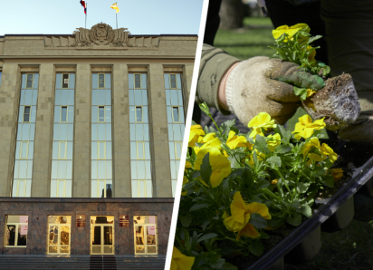 Сотни тысяч на озеленение: правительство Ставрополья приводит главные резиденции края в порядок после зимы