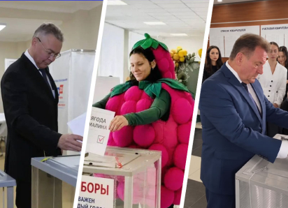 Голосование началось на Ставрополье и чиновники уже вышли в кадр 
