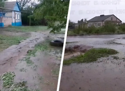«Воды в домах по колено»: шокирующими кадрами трехдневного потопа поделились жители Туркменского округа Ставрополья