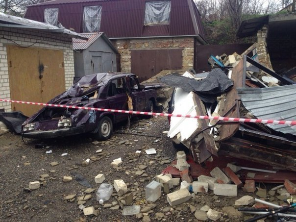 Автомобиль, взорвавшийся в гараже в Ставрополе, числится в угоне