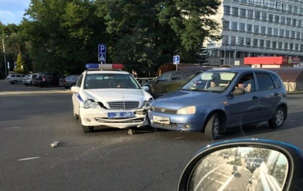 В Ставрополе произошла авария с участием сотрудников ДПС