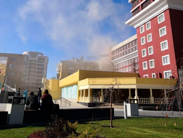 Пожар у «Ангела» уничтожил кафе и салон красоты в Ставрополе