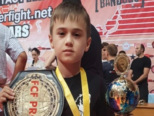 Юный ставрополец стал чемпионом мира по единоборствам