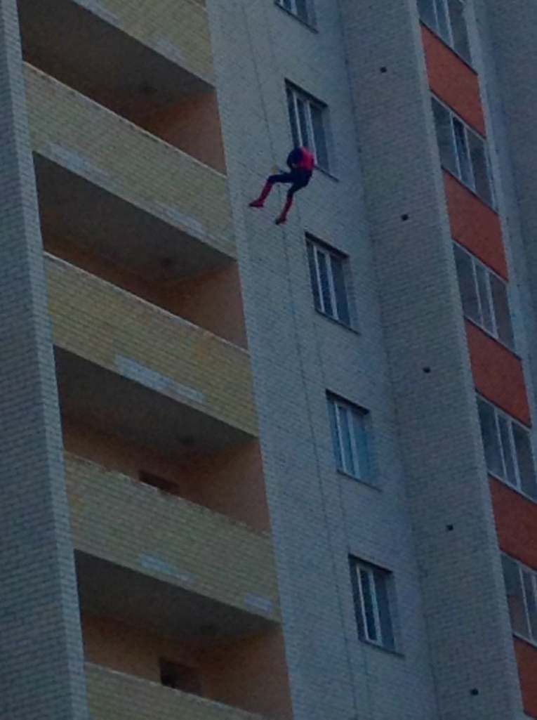 В Ставрополе появился настоящий человек-паук