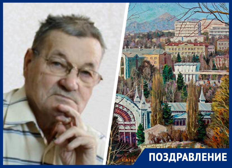 Старейшему художнику на КМВ Глебу Белову исполнилось 85 лет