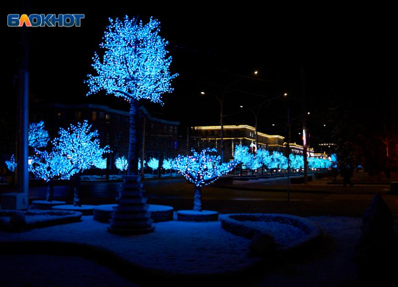 Светодиодные деревья в центре Ставрополя принесли ущерб бюджету на 30 миллионов