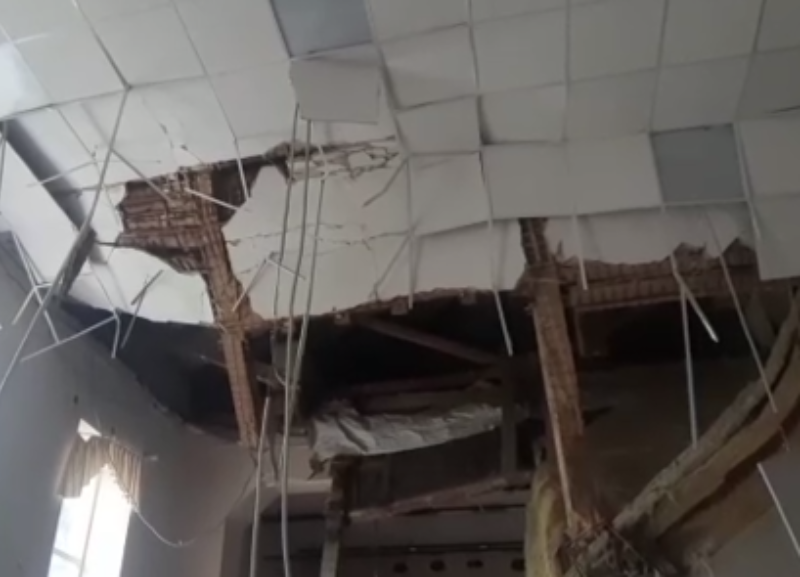 После публикации «Блокнота Ставрополь» прокуратура затеяла проверку из-за обрушения потолка в ДК