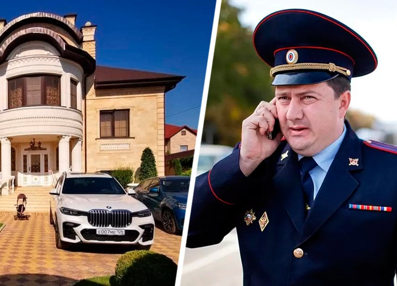 На BMW из двора главы ГИБДД Ставрополья «висит» 13 неоплаченных штрафов
