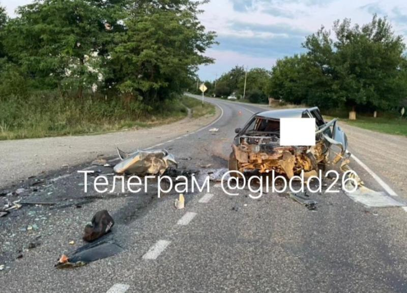 Водитель легковушки из другого региона погиб в аварии с ГАЗелью на Ставрополье