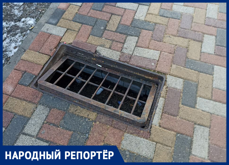 На ливневку в историческом центре Ставрополя пожаловался общественник