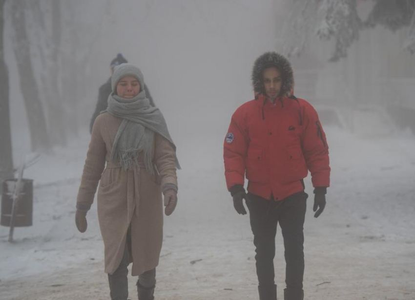В среду в Ставрополе ожидается сильный снегопад