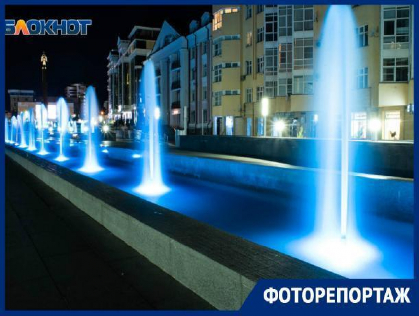 Каждый вечер Ставрополь преображается в свете ночных фонарей