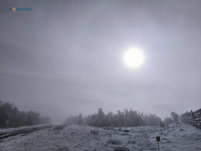 Мокрым снегом и морозом до -12 встретит рабочая неделя ставропольцев