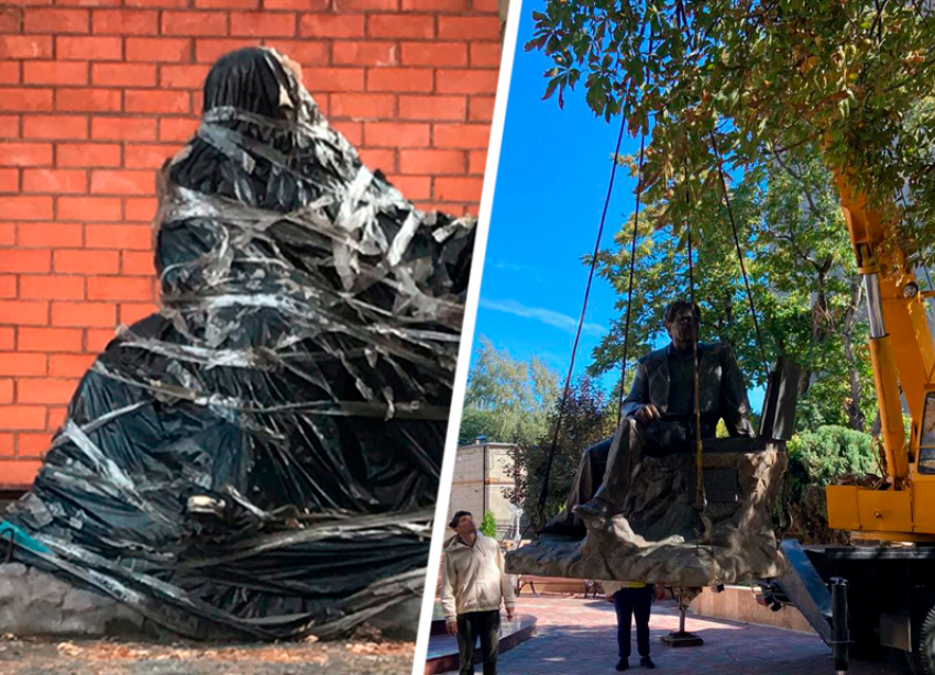 Памятник известному художнику Павлу Гречишкину установили в Ставрополе