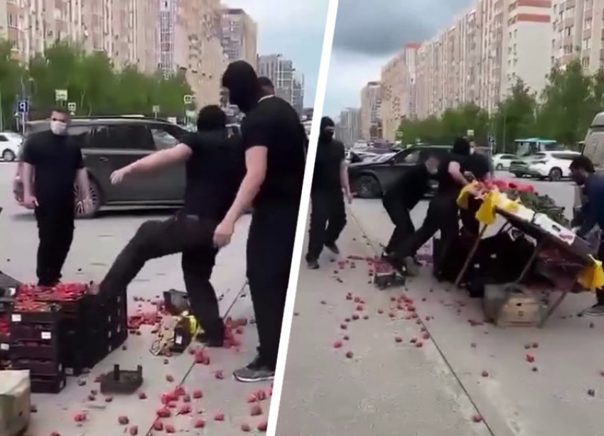 Устроивших погром у торговой палатки на юге Ставрополя людей в масках ищет полиция