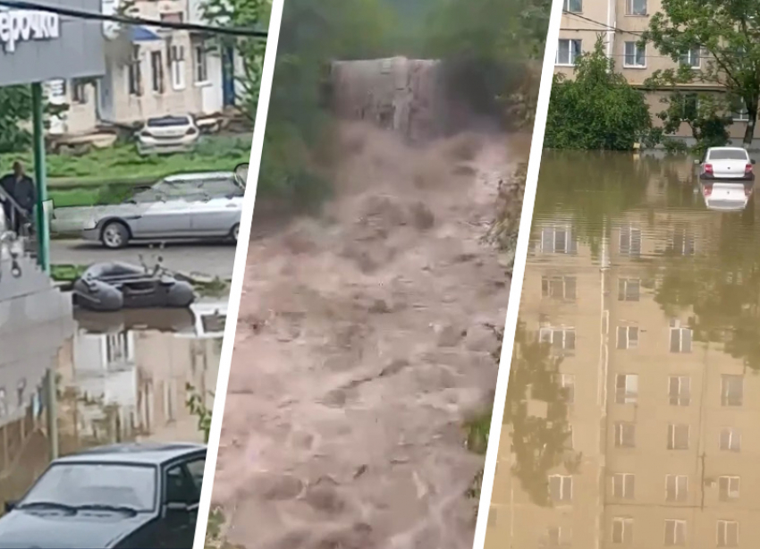 Невинномысск уходит под воду: Ставрополье продолжает переживать сильные затопления из-за ливня