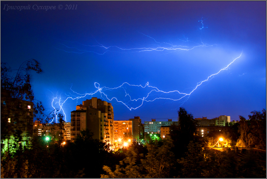 Ставрополье по-прежнему находится во власти грозового фронта