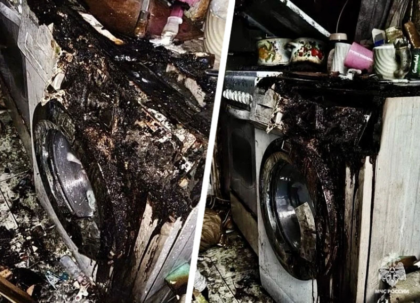 Стирка обернулась пожаром и травмами ребенка в Ессентуках