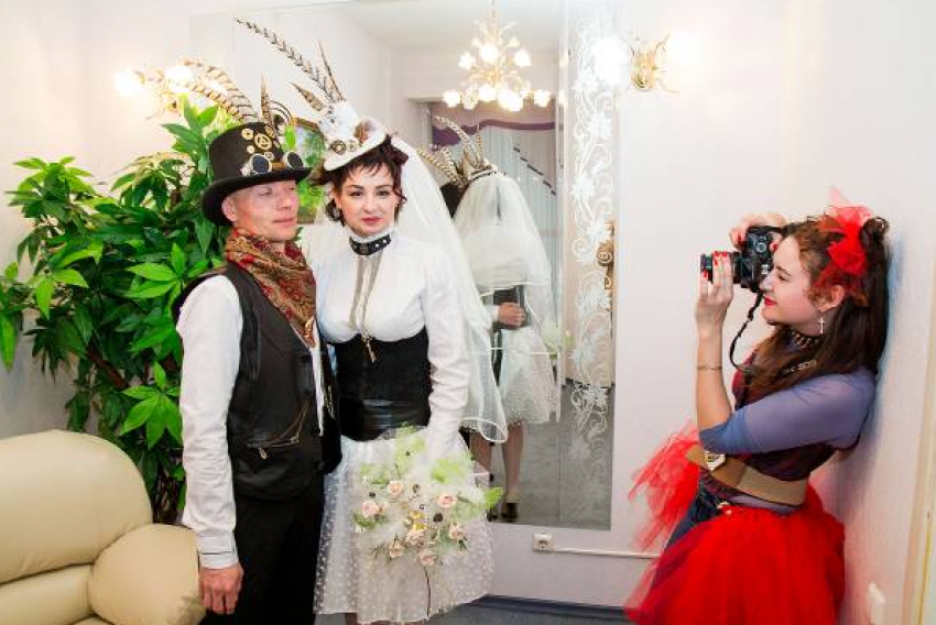 На Ставрополье молодожены сыграли свадьбу в стиле «Стимпанк"