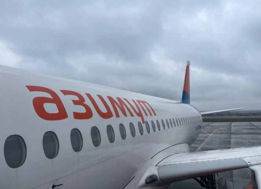 Очередной рейс «Азимута» долетел до Минеральных Вод не с первой попытки 