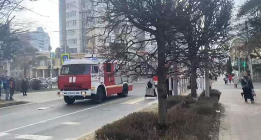 Здание воинской части загорелось в Ставрополе