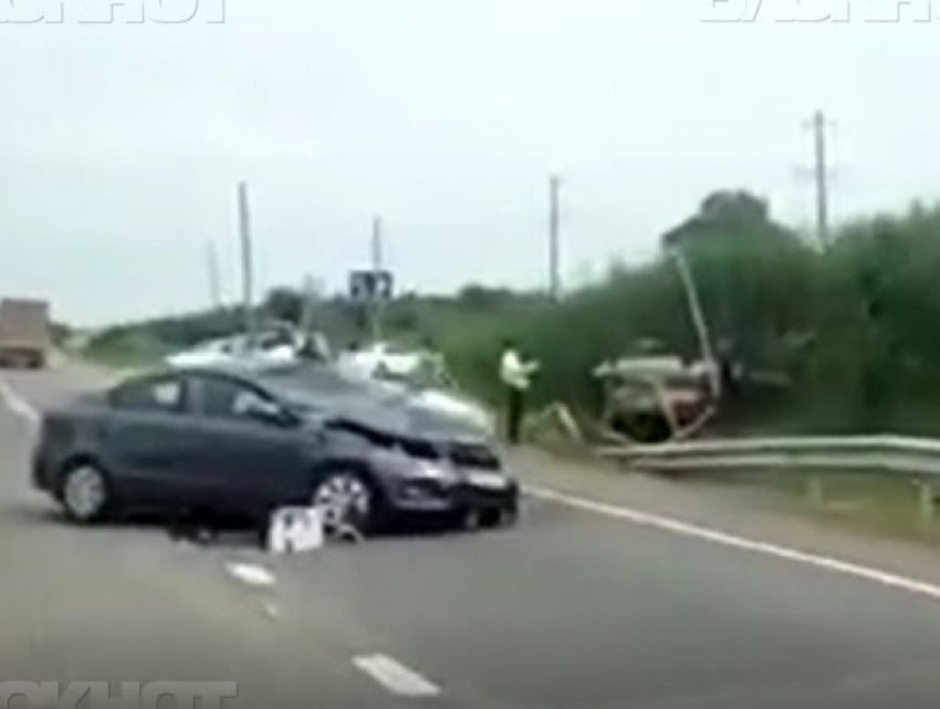 Водитель «Киа» погиб на трассе в районе Минвод