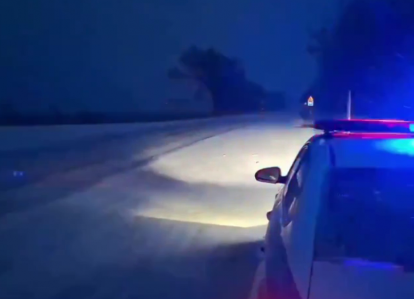 Ставропольским водителям показали, что происходит на заснеженных трассах 13 января 