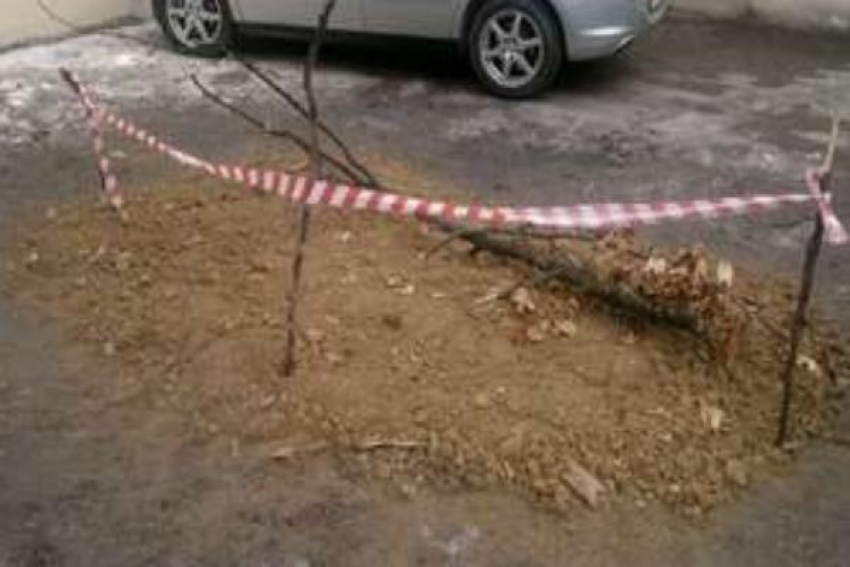 Опасный люк огородили и засыпали в Кисловодске после публикаций в СМИ