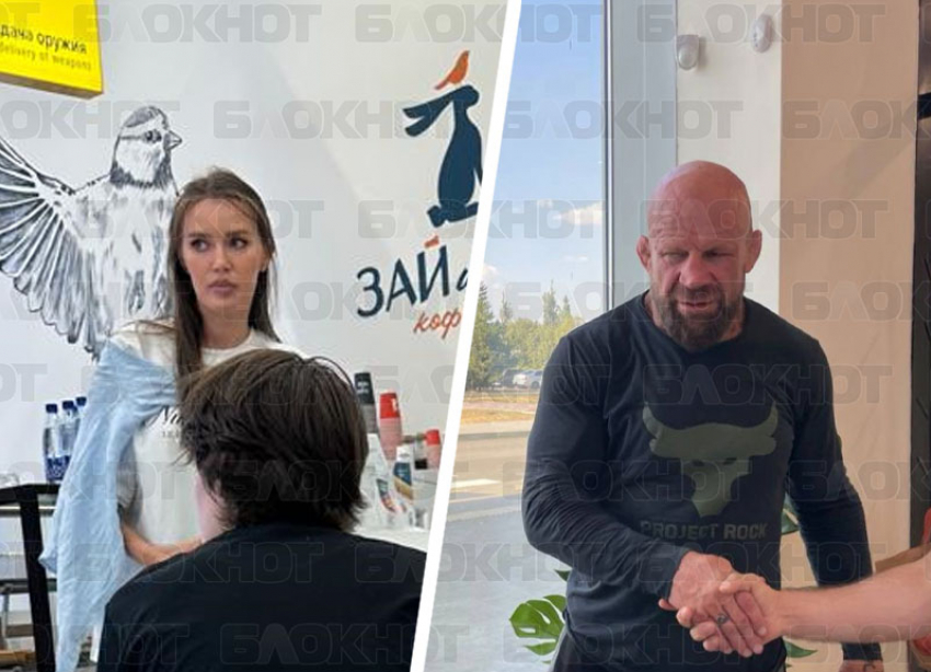 Блогера-миллионника Костенко и известного бойца Джеффа Монсона встретили в аэропорту Ставрополя