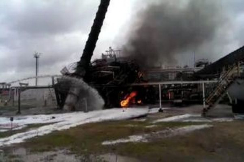 На нефтезаводе в Ставропольском крае произошел пожар