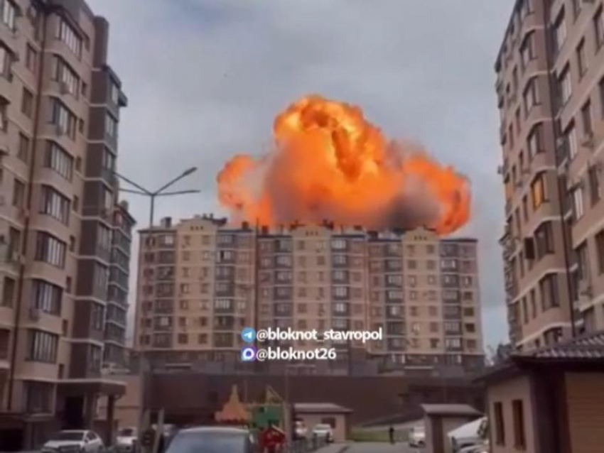 Уголовное дело возбудили после взрыва и пожара на АЗС в Пятигорске 