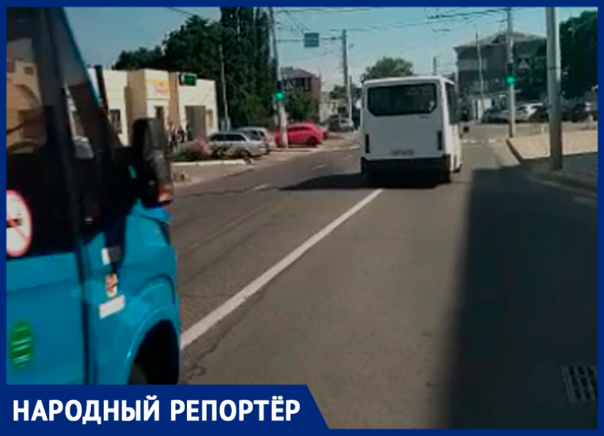 Ставропольские маршрутчики запомнились жителям регулярными нарушениями ПДД