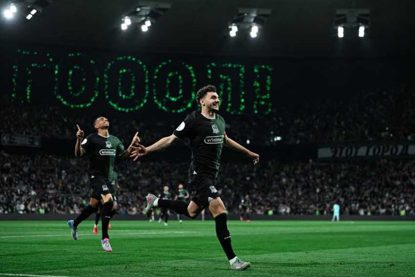 Гол ставропольского капитана помог «Краснодару» вернуться на вершину чемпионата России по футболу