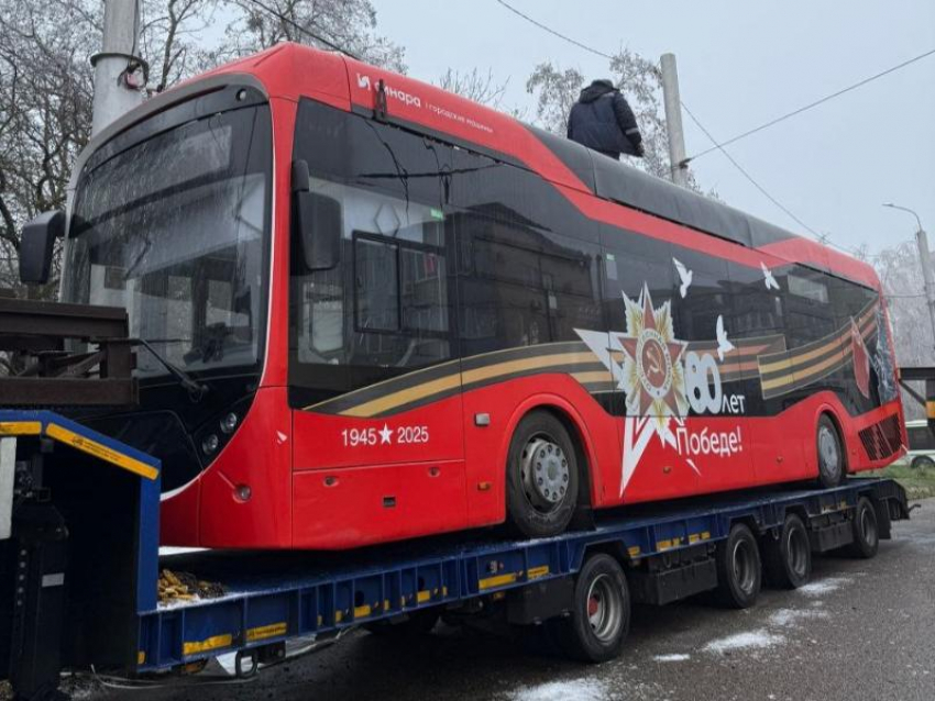 Новый троллейбус заметили на улице Ставрополя горожане