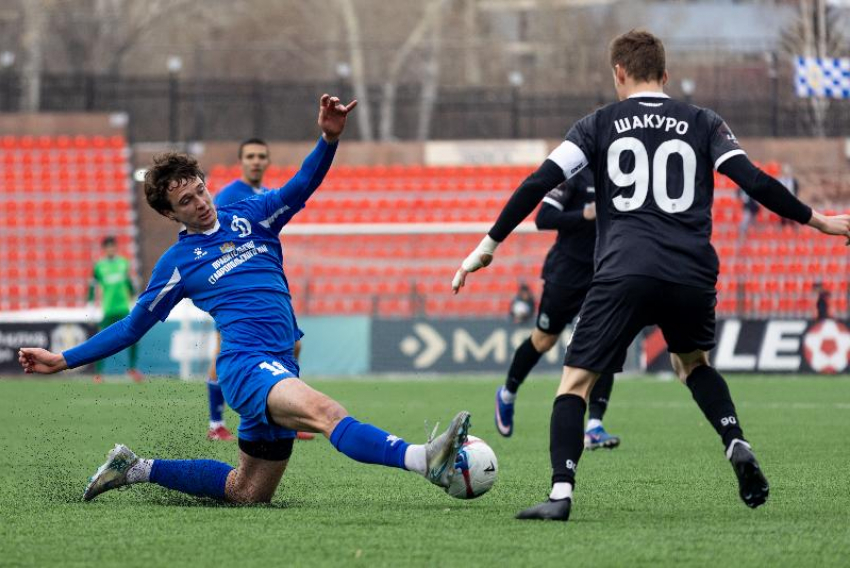 «Наконец-то гол»: футболисты ставропольского «Динамо» открыли счет забитым мячам в «серебре»
