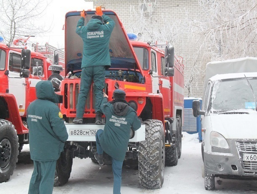 В селах Ставрополья тушить пожары будут с помощью новых УРАЛов