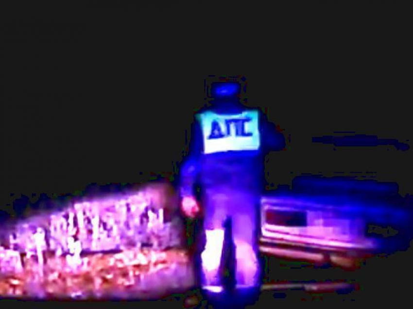 Захватывающая ночная погоня и задержание пьяного водителя на Ставрополье попали на видео
