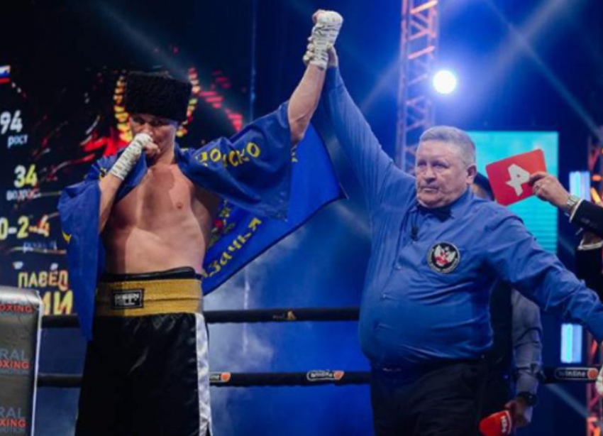 Ставропольский казак Павел Шульский победил американца в турнире по профессиональному боксу 