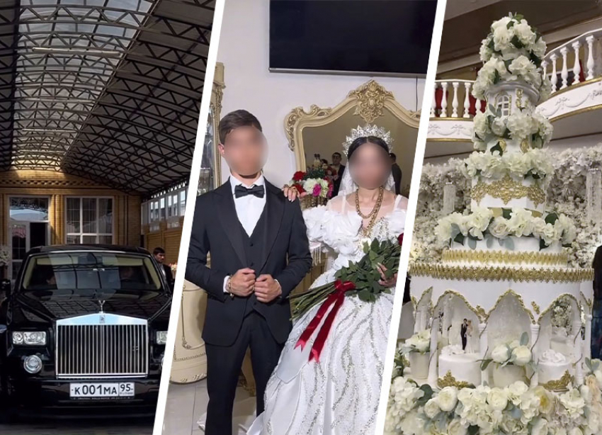 Роллс-Ройс, сокровищница и позолоченные статуи: цыганская свадьба на Ставрополье купается в роскоши