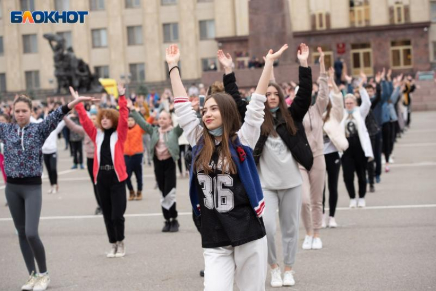 Ставропольские школьники отметили День здоровья зарядкой