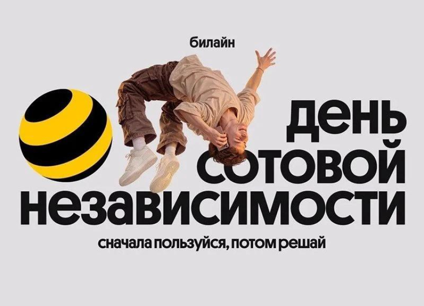 Билайн в честь Дня сотовой независимости сделал свои сервисы бесплатными на месяц