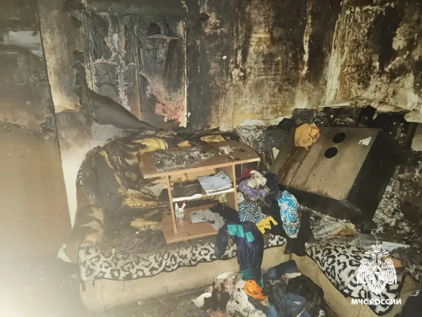 Ночной пожар из-за удлинителя едва не закончился трагедией в Ставрополе