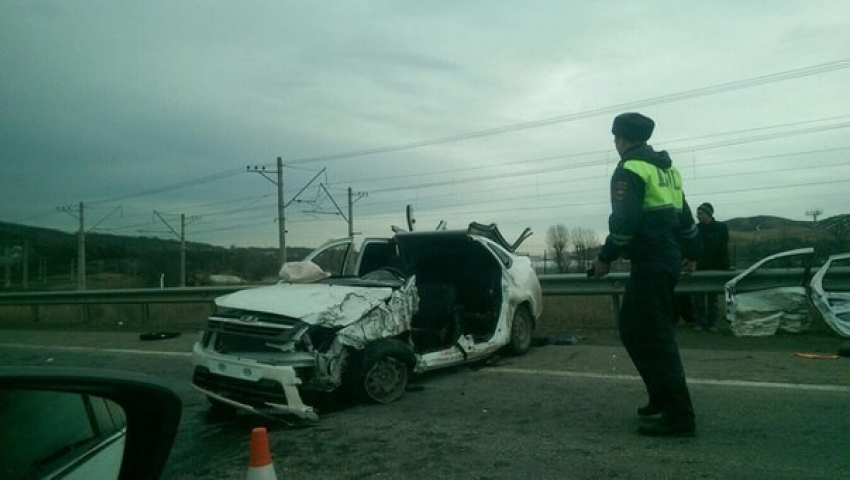 Появилось видео из машины погибшего в ДТП на трассе Минводы-Кисловодск