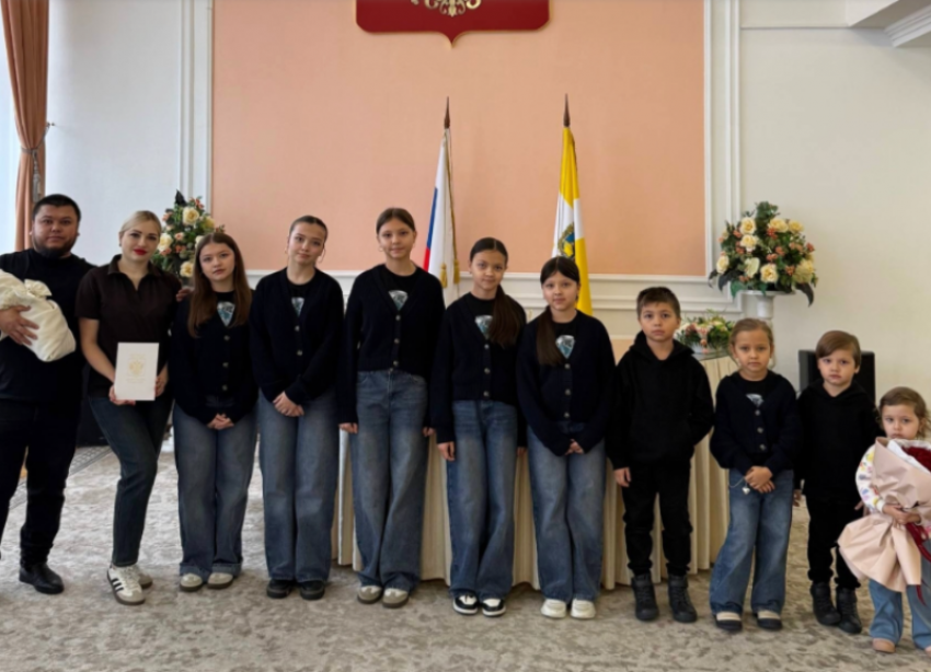 В семье Файзиевых из Ставрополя родился 10-й ребенок 