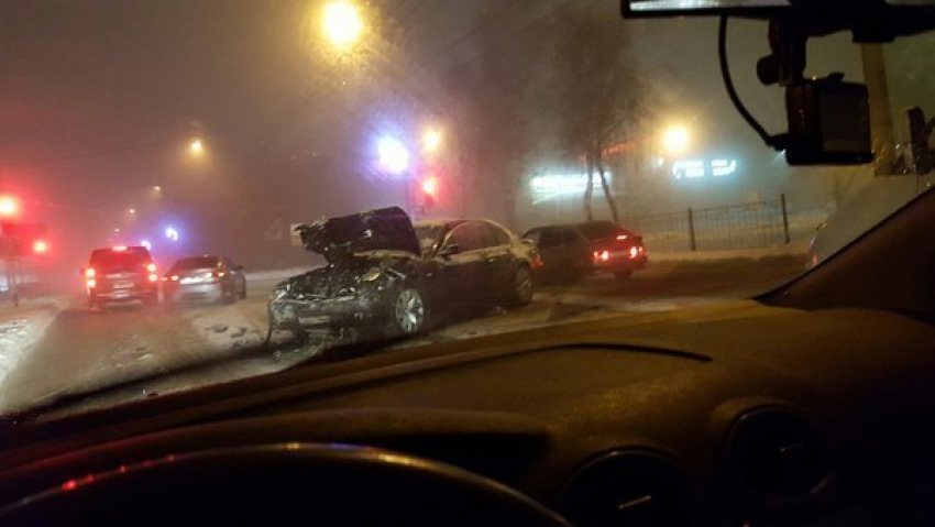 Пьяный водитель «БМВ» столкнулся с «Газелью» в Ставрополе 
