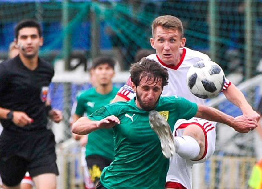 Удача улыбнулась «орлам»: пятигорские футболисты уступили в Махачкале по пенальти