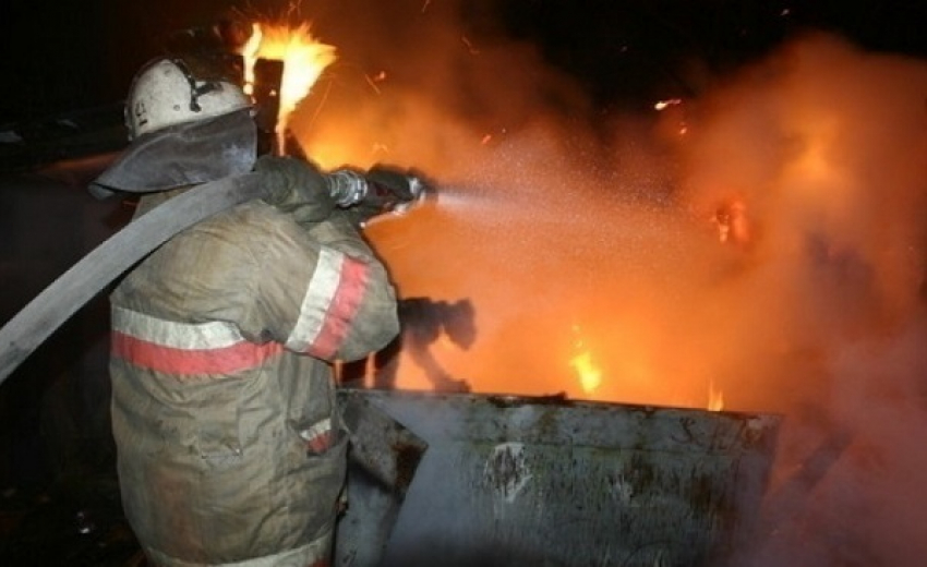 Парилка загорелась вечером в ставропольском селе